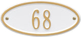 The Petite, Madison Oval Plaque