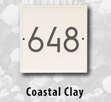Personalized Cast Metal Address plaque - The Modern Square. Display your address Custom house number sign. Measures - 11" x 11" x .325"