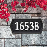 Nite Bright Ashland Reflective Address Numbers Sign TWO COLORS AVAIBABLE! Measures - 15.5 × 7 × 0.5 in