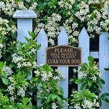 Keep Dog Off Sign Curb Your Dog Protect our Plants Yard Lawn Sign