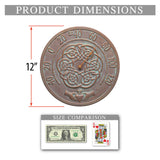 Irish Blessings 12" Indoor Outdoor Wall Thermometer Made from Solid cast Aluminum