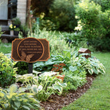 Frank Lloyd Wright Study Nature Garden Plaque with Butterfly Ornament, Cast Aluminum Yard Sign Garden Décor, Made in USA