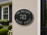 The Hawthorne Oval Plaque, 14.25" x 10.25" x 0.375", 11 COLORS