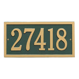 The Bismark Plaque, 14.625" x 7.25" x 0.375", 11 COLORS