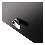 MailVault Locking Mailbox with Standard Post – Durable Steel Mailbox with Aluminum Post, Modern Square Design, Weather-Resistant, Secure Lockable Mailbox for Home or Business