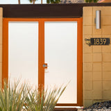 Frank Lloyd Wright Cube Abstraction Modern Personalized Address Plaque, Cast Aluminum House Numbers Sign, Outdoor Wall Mounted Address Sign, Made in USA