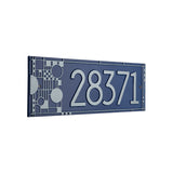 Frank Lloyd Wright Coonley Modern Personalized Address Plaque, Cast Aluminum House Numbers Sign, Outdoor Wall Mounted Address Sign, Made in USA
