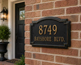 Williamsburg Address Plaque – 14" x 10.25", 6 Colors
