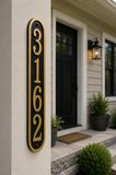 Fast & Easy Vertical Address Plaque – 3.5" x 19", 4 Colors
