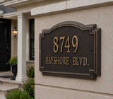 Williamsburg Address Plaque – 14" x 10.25", 6 Colors
