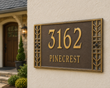 Boston Address Plaque – 16.5" x 11", 6 Colors