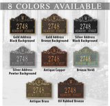 The Acanthus Monogram Plaque – 11.25'' x 14'', 8 Colors