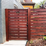 “Private Property” Plaque – Cut Corner Art Deco Style Sign, Gold on Black, 7.5" x 2", Durable Weather-Resistant Door or Gate Sign, Made in USA