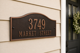 Rolling Hills Address Plaque – 15" x 7.5", 10 Colors