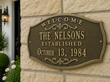 Brookfield Dedication / Welcome Plaque – 14.5" x 9", 12 Colors