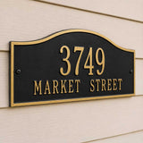 Rolling Hills Address Plaque – 15" x 7.5", 10 Colors