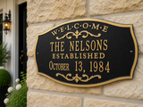 Brookfield Dedication / Welcome Plaque – 14.5" x 9", 12 Colors