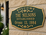 Brookfield Dedication / Welcome Plaque – 14.5" x 9", 12 Colors