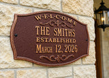 Brookfield Dedication / Welcome Plaque – 14.5" x 9", 12 Colors