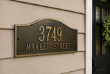 Rolling Hills Address Plaque – 15" x 7.5", 10 Colors