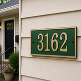 Fast & Easy Rectangle Address Plaque – 11" x 6.25", 4 Colors