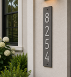 Modern Vertical Address Plaque – 23.25" x 4.25"
