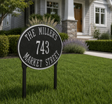 The Hawthorne Oval Lawn Sign, 14.25" x 10.25" x 0.375", 11 COLORS