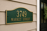Rolling Hills Address Plaque – 15" x 7.5", 10 Colors
