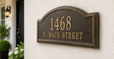 Providence Arch Address Plaque – 17" x 9.5" x 1.25", 6 Colors