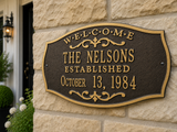 Brookfield Dedication / Welcome Plaque – 14.5" x 9", 12 Colors