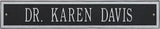 Extra Large Personalized Cast Metal name plate Estate Address Plaque extension