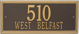 The Extra Large, Double Line Plaque