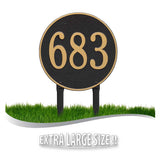 The LARGE Round Lawn Plaque