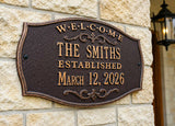 Brookfield Dedication / Welcome Plaque – 14.5" x 9", 12 Colors