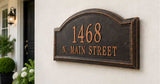 Providence Arch Address Plaque – 17" x 9.5" x 1.25", 6 Colors