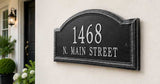 Providence Arch Address Plaque – 17" x 9.5" x 1.25", 6 Colors