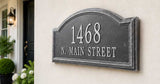 Providence Arch Address Plaque – 17" x 9.5" x 1.25", 6 Colors
