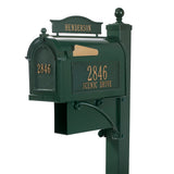 Personalized Whitehall The Ultimate Mailbox & Post Package -- 4 COLORS AVAILABLE, BOX DIMENSIONS - 9.625" X 13" X 20.375"
