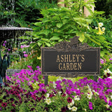 Personalized Cast Metal Yard Plaque - Personalized Fairy Garden Lawn sign