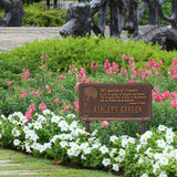 The Dianthus Garden Lawn sign. Measures - 16.5" x 8.625" x 0.375. 4 Colors Available