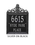 The Lanai Address Plaque (Wall Mounted Plaque) -- 7 SIGN COLORS AVAILABLE, Measures 15" x 11" x 0.375"