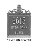 The Lanai Address Plaque (Wall Mounted Plaque) -- 7 SIGN COLORS AVAILABLE, Measures 15" x 11" x 0.375"