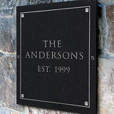 Clarus Crystal Stone Dedication Plaque with Engraved Text. Commemoration Sign Made from Solid, Real Stone. Four Colors Available. Measures 12" x 12" x .375",  4 COLORS AVAILABLE