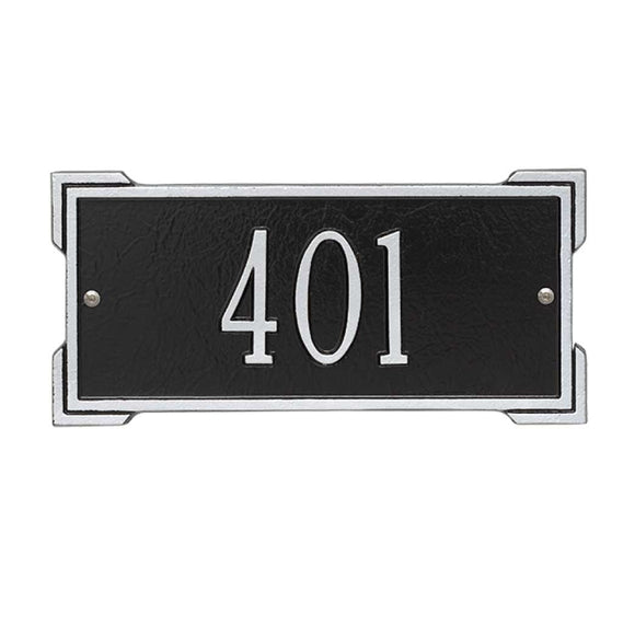 The Roanoke-Mini Numbers Address Plaque - 11 SIGN COLORS AVAILABLE, Measures 12
