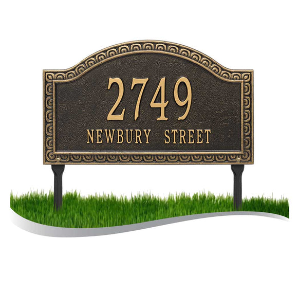 LAWN MOUNTED Penhurst Plaque -- 7 SIGN COLORS AVAILABLE, Measures 19.5