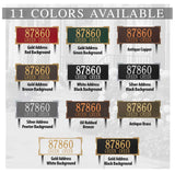 Lawn Mounted Roanoke Estate Plaque -- 11 SIGN COLORS AVAILABLE, Measures 23" x 9.5" x 0.375" The Lawn stakes are 20" long