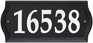 Nite Bright Ashland Reflective Address Numbers Sign TWO COLORS AVAIBABLE! Measures - 15.5 × 7 × 0.5 in