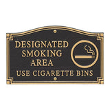 Smoking Area Sign wall plaque